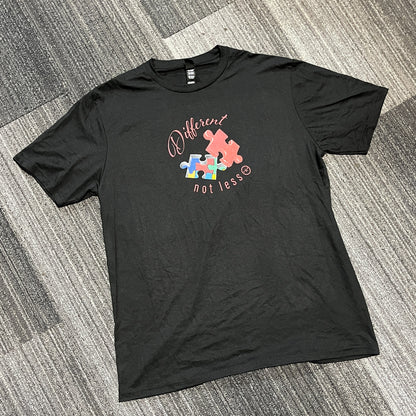 NEW! Different; Not Less T-Shirt - Devin's Designs